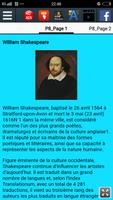 Biographie William Shakespeare capture d'écran 1