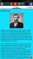 Biography of Abraham Lincoln স্ক্রিনশট 1