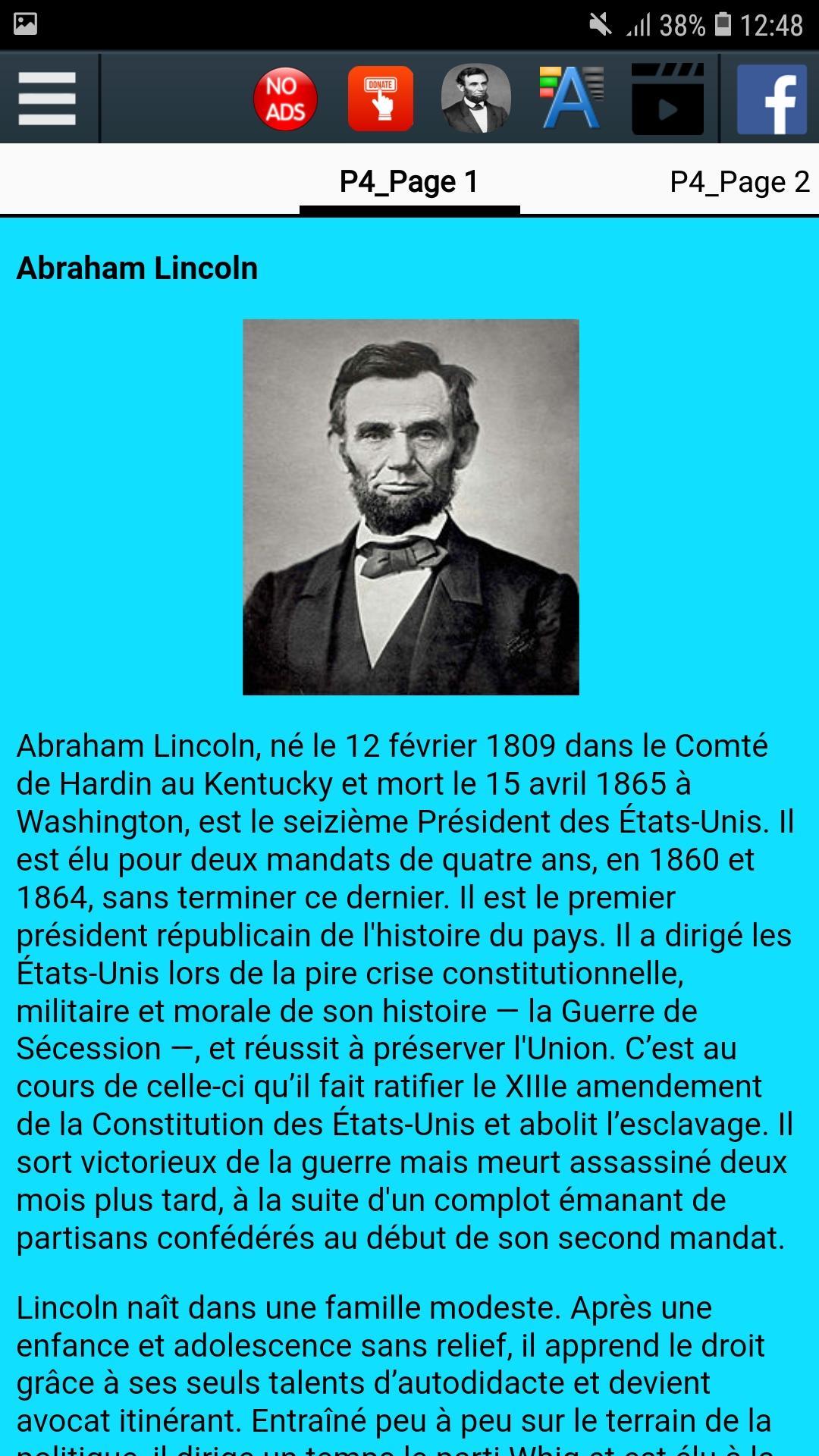 abraham lincoln biographie