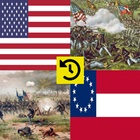 Guerre civile américaine icône