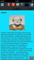 Biography of Aristotle اسکرین شاٹ 1