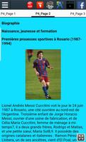 Biographie Lionel Messi capture d'écran 2