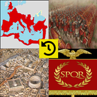 História do Império Romano ícone