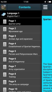 History of Spartan army poster
