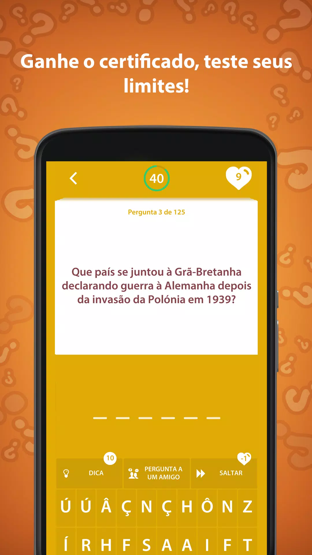 Download do APK de Quiz Historia do Brasil para Android