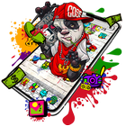 Icona Tema Hip Hop Panda