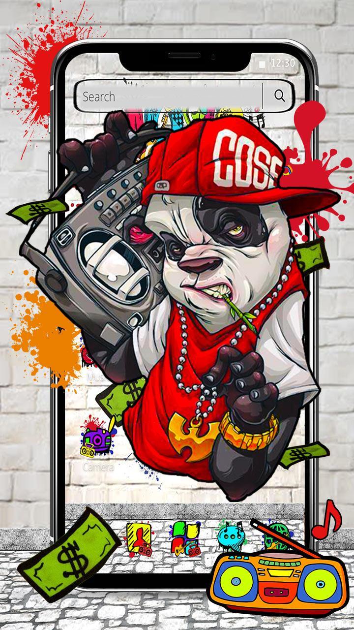 Tema Hip Hop Panda For Android APK Download