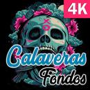 Fondos de Calaveras HD 4K【Catrinas de Todo Tipo】 APK