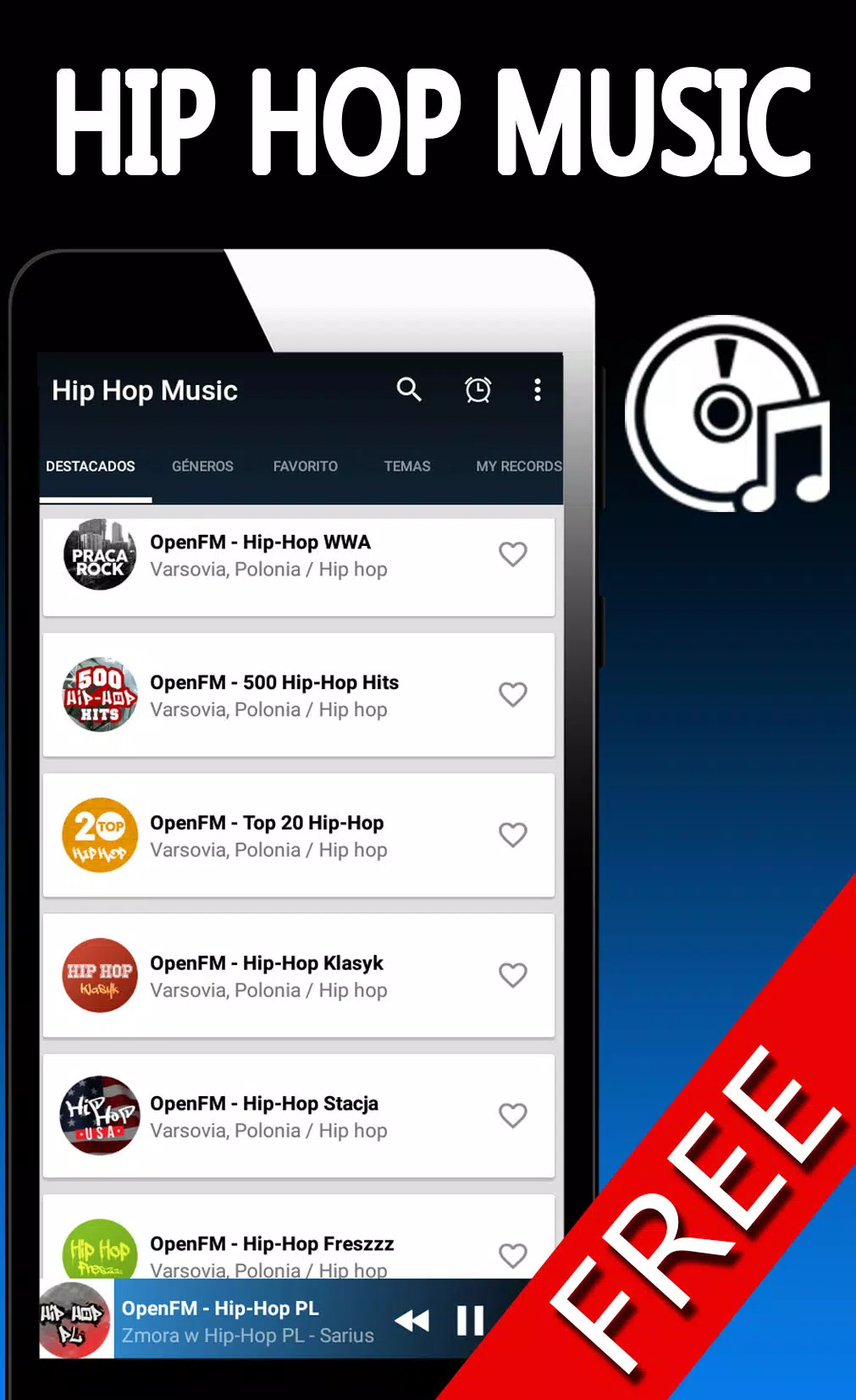 Hip Hop Music APK pour Android Télécharger