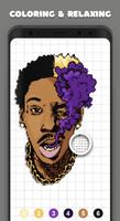 Hip Hop Pixel Coloring Book - Paint by Number captura de pantalla 3