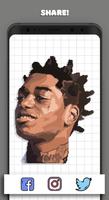 Hip Hop Pixel Coloring Book - Paint by Number captura de pantalla 2