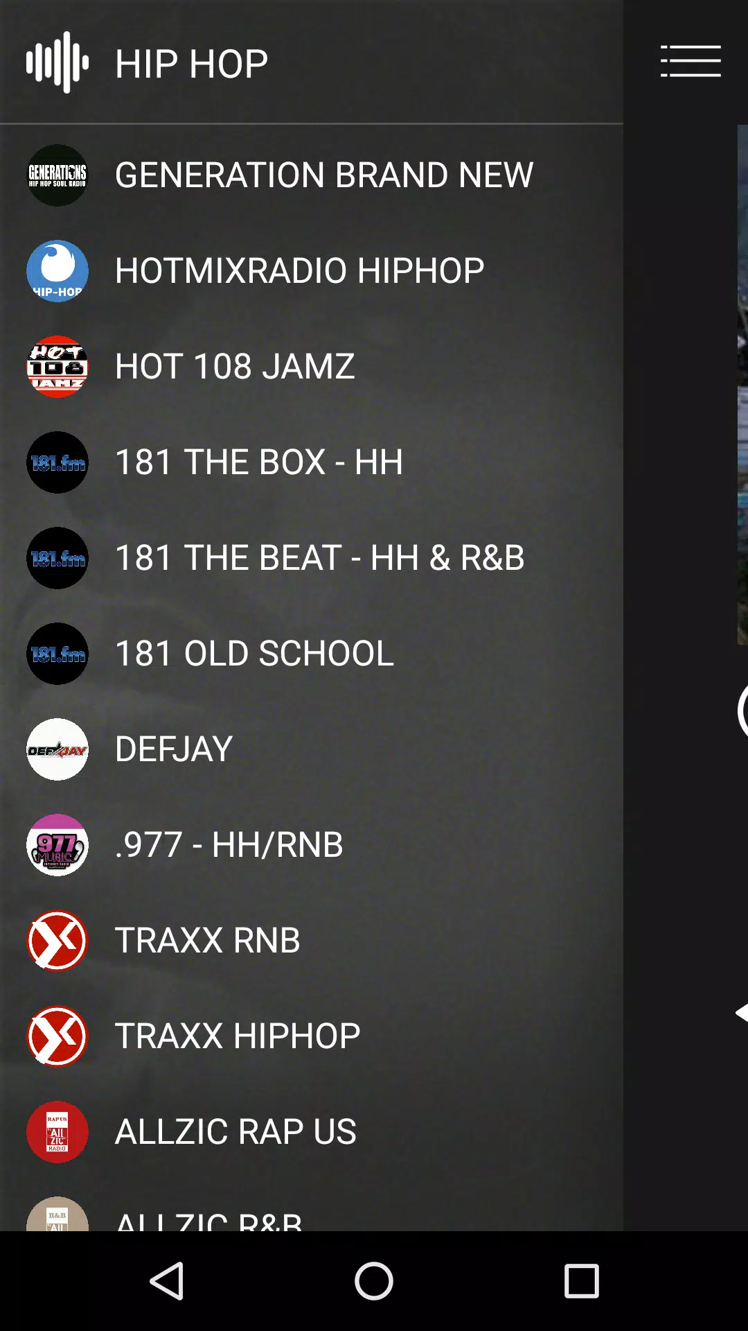 Descarga de APK de HIPHOP RAP R&B RADIO para Android
