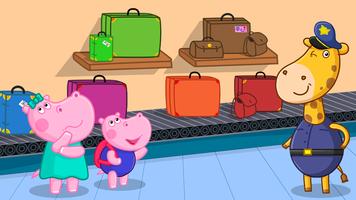 Hippo: Airport Profession Game اسکرین شاٹ 1