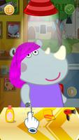 Kapsalon Hippo: mode-spellen screenshot 1