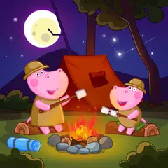 Hippo Family: Mountain Camping APK download