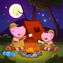 Hippo Family: Mountain Camping APK