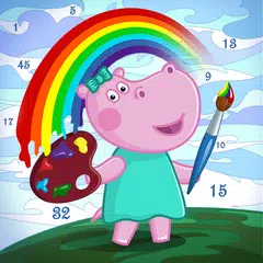 Painter Hippo: Coloring book XAPK download