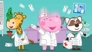 Hippo doctor: Kids hospital poster