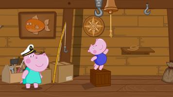 Hippo Adventure: Ngọn hải đăng ảnh chụp màn hình 1