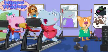Juegos de ejercicios: Hippo Trainer