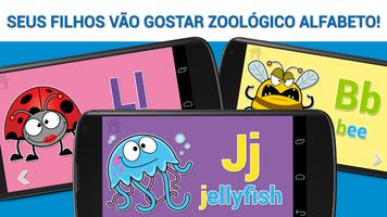 Alfabeto zoológico - 5 idiomas Cartaz