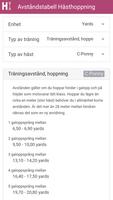 Avståndstabell Hästhoppning 截图 1