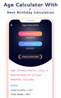 Age Calculator With Next Birthday Calculation Affiche
