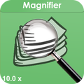 Magnifier (zoomed glass+ Mirror)