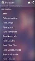 Parabéns, Feliz Aniversário تصوير الشاشة 1