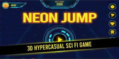 Neon Jump Affiche