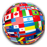 전세계 국기 + 지도 + 영상 걸어서 세계속으로, 세계 아이콘