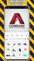 Construction Logo Maker syot layar 1