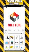 Construction Logo Maker syot layar 2