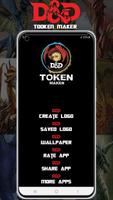 D&D Token Maker / Roll 20 Logo الملصق