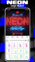 Neon Logo Maker - Neon Signs captura de pantalla 1