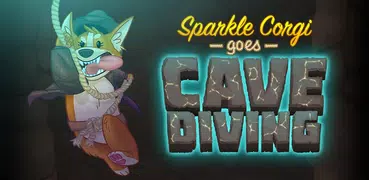 Sparkle Corgi Goes Cave Diving