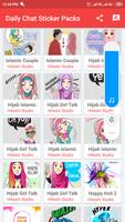 Hijab Islamic Sticker For WhatsApp : WAStickerApps Affiche