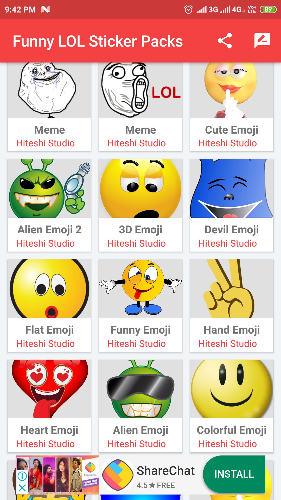 Funny Sticker Packs For Whatsapp Wastickerapps For Android