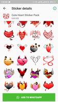 Romantic Love Sticker Packs : WAStickerApps स्क्रीनशॉट 2