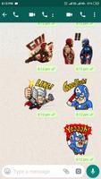 Super Hero Sticker Packs capture d'écran 1