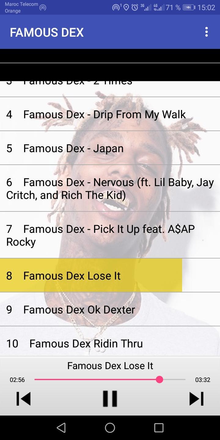 Famous Dex Songs For Android Apk Download - roblox id famous dex japan youtube