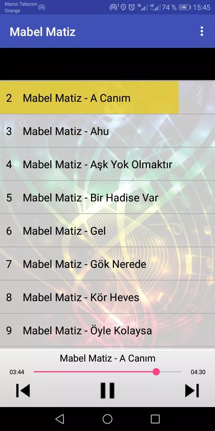 Android İndirme için Mabel Matiz Songs APK