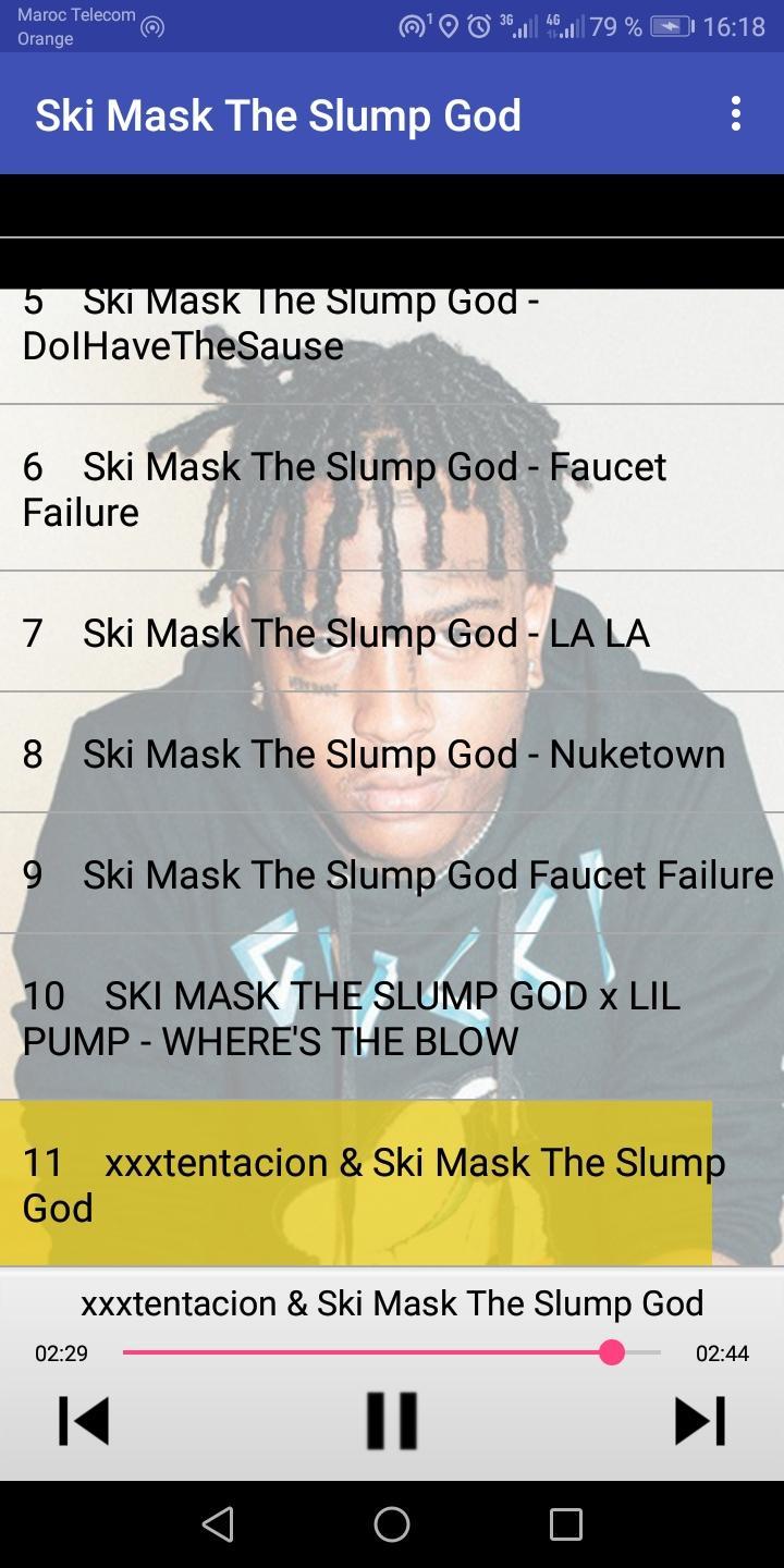Ski Mask The Slump God Songs For Android Apk Download - ski mask nuketown roblox id
