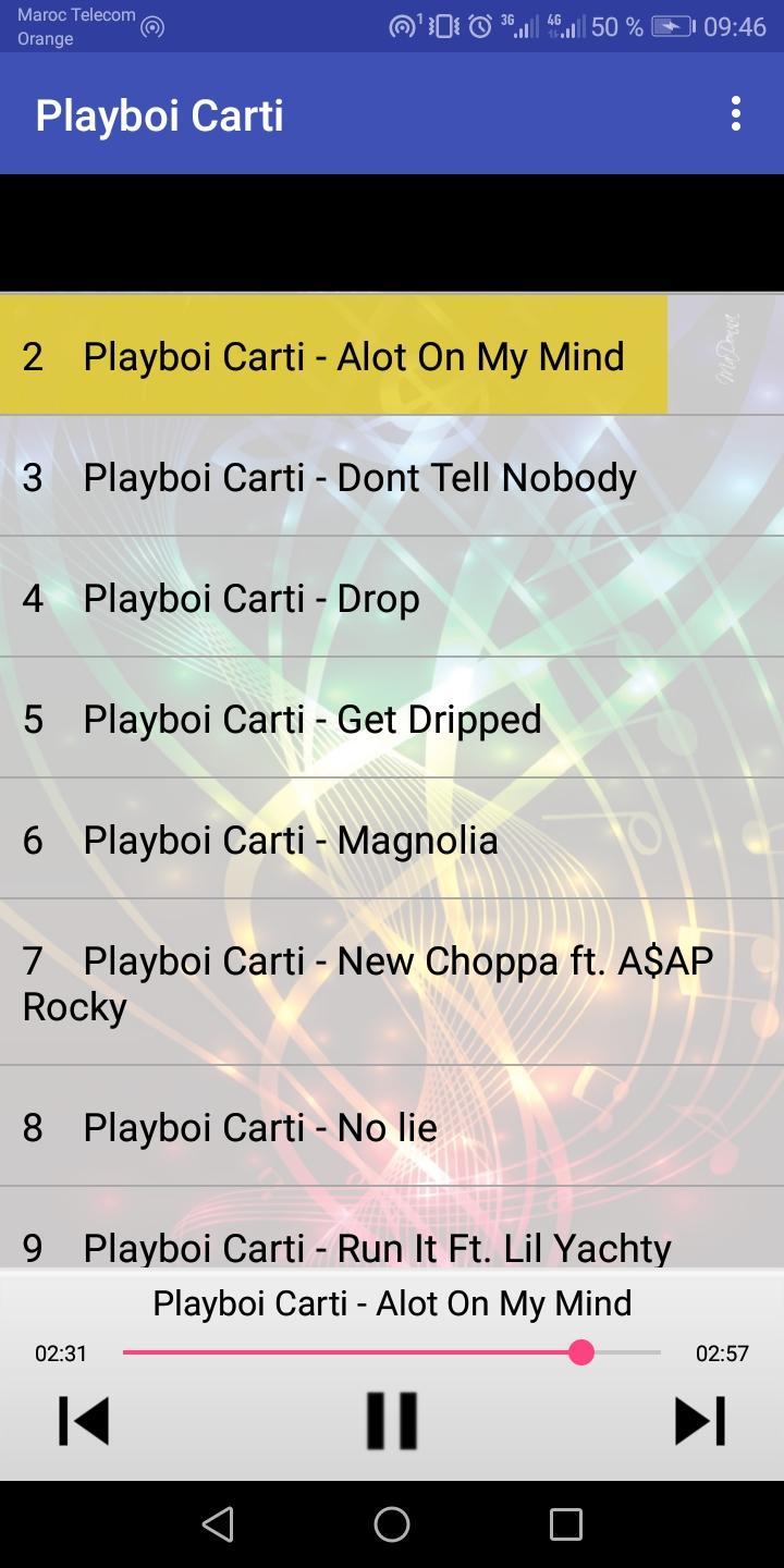 Playboi Carti Songs For Android Apk Download - no lie playboi carti roblox id