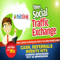 HitLink Traffic Exchange Affiche