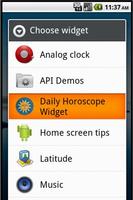 Daily Horoscope Widget FREE imagem de tela 2