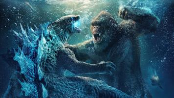 Godzilla vs Kong Wallpaper Affiche