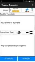 Tagalog English Translator capture d'écran 3