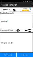 Tagalog English Translator Cartaz