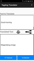 Tagalog English Translator imagem de tela 1